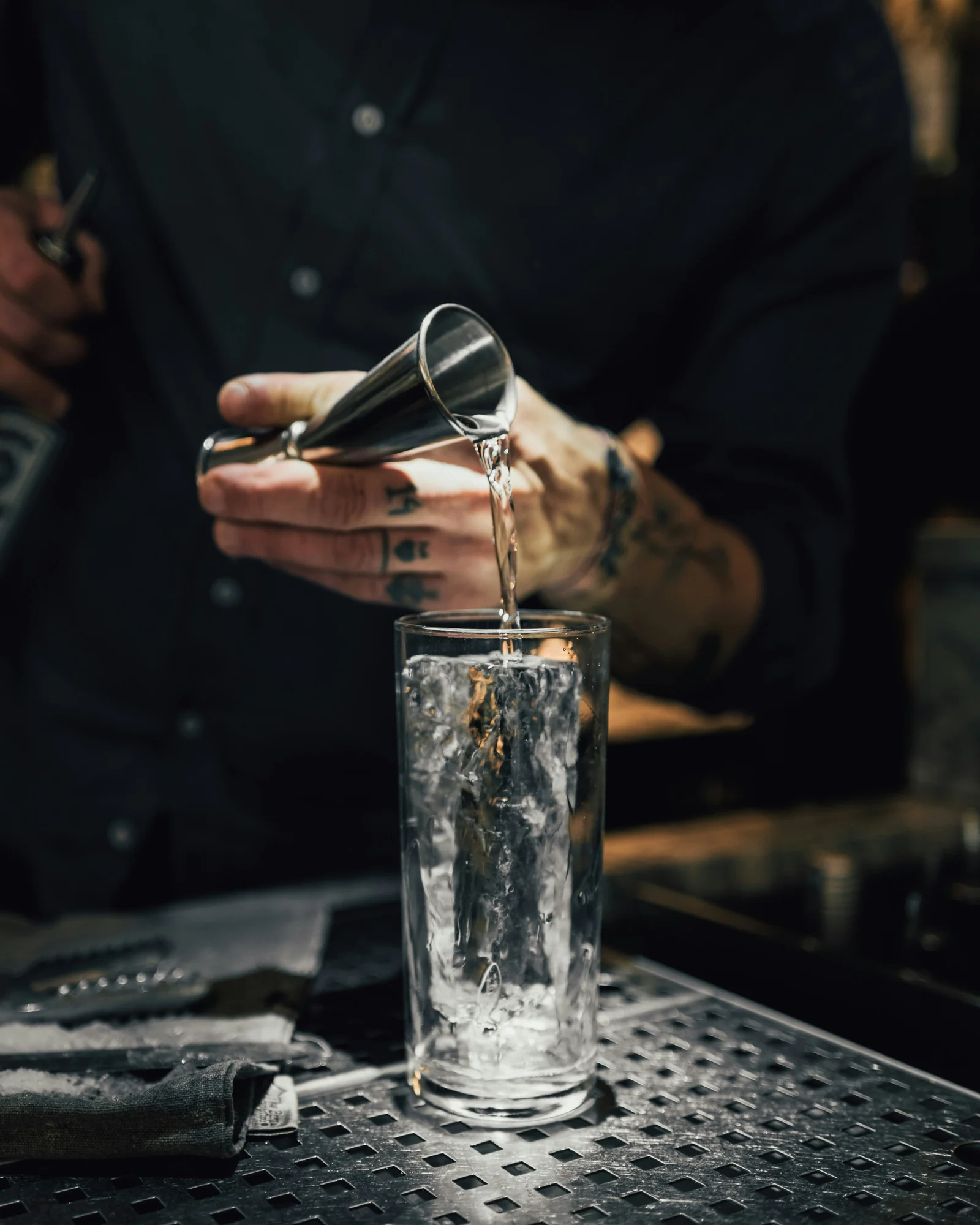 Highball: cognac served in a highball