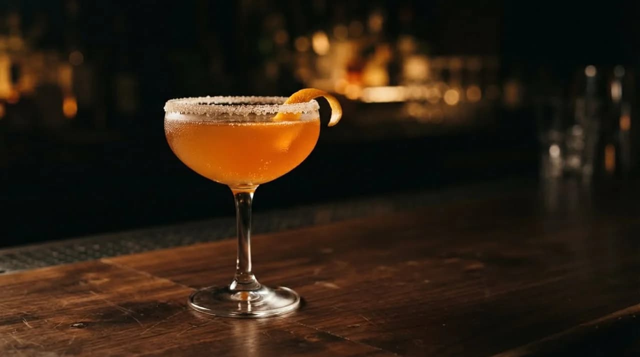 Sidecar: cognac served in a coupe